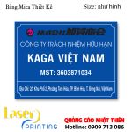 Bảng Mica Địa Chỉ Công Ty