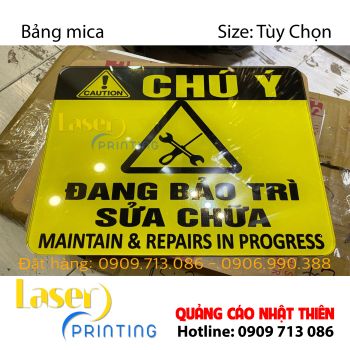 Bảng Mica Đang Bảo Trì Sửa Chữa