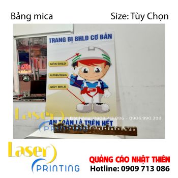 Bảng Mica Bảo Hộ Lao Động