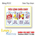 Bảng Tiêu Lệnh Chữa Cháy