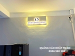 Bảng logo công ty mica