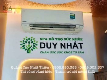 Bảng logo công ty mica