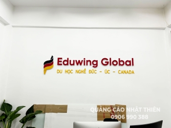 Bảng logo công ty mica