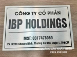 Bảng tên công ty Aluminium KT 30*20cm