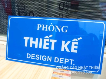 Bảng tên phòng mica