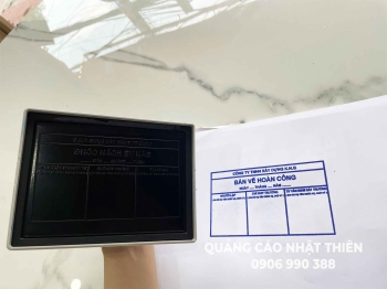 Khắc dấu bản vẽ hoàn công 14