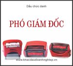 Dấu chức danh phó giám đốc