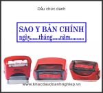 Dấu chức danh sao y bản chính