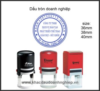 Khắc Dấu Tròn 8