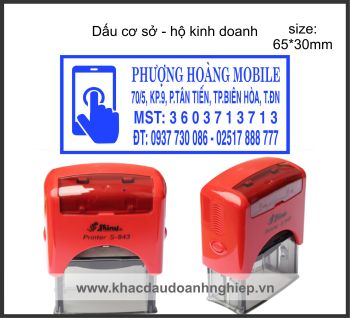 Dấu cơ sở - Hộ kinh doanh