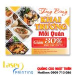 Thiết kế banner khai trương