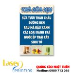 Thiết kế menu đồ uống